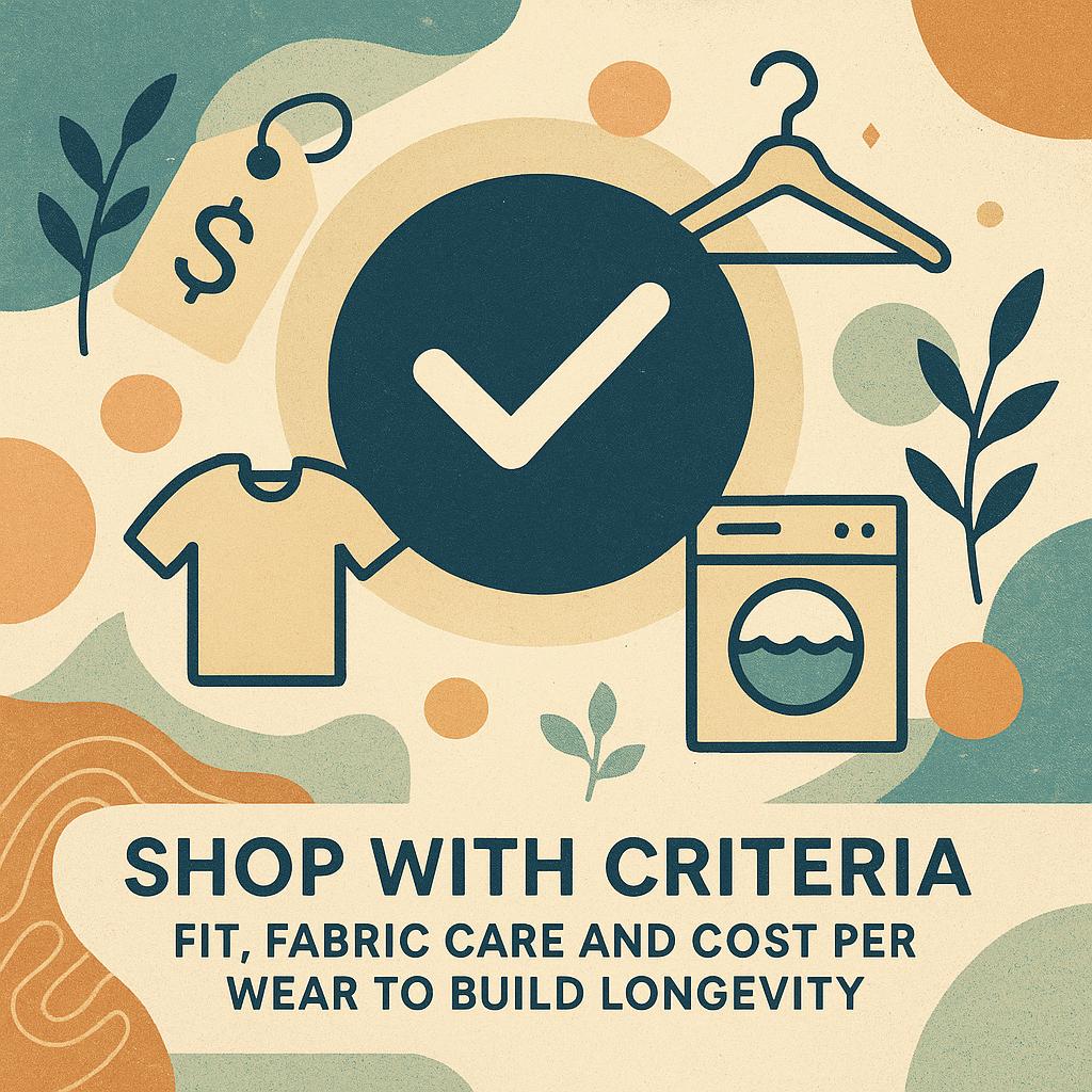 shop With Criteria Fit Fabric care And Cost Per Wear To Build Longevity